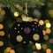Game Controller Glass Christmas Hanging Ornament - 4" - Black
